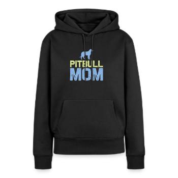 PawPrint Couture - Frauen Premium Bio Hoodie - Schwarz - Vorne - Julia (174cm)