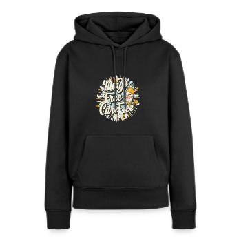 Mayonnaise Hater, Anti Mayonnaise, Mayo Hater - Women’s Premium Organic Hoodie - black - Front - Julia (174cm)
