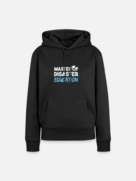 Master Of Education Lehramt Studenten - Dame Premium hoodie, økologisk bomuld - sort