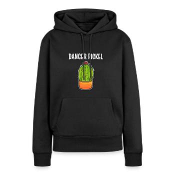 Gefahr Pickel Tanzchoreograf Geschenk - Frauen Premium Bio Hoodie - Schwarz - Vorne - Julia (174cm)