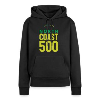 nc500 scotland - Women’s Premium Organic Hoodie - black - Front - Julia (174cm)