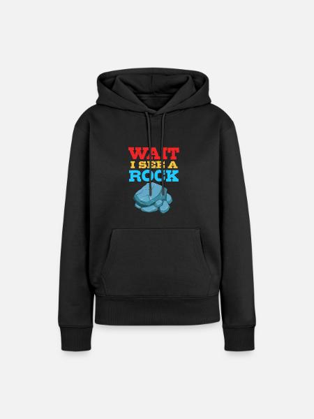 Geologe - Frauen Premium Bio Hoodie - Schwarz