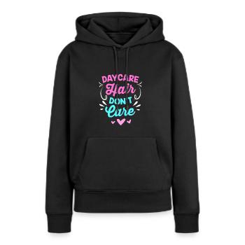 Kindergarten Erziehung Erzieher Erzieherin - Frauen Premium Bio Hoodie - Schwarz - Vorne - Julia (174cm)