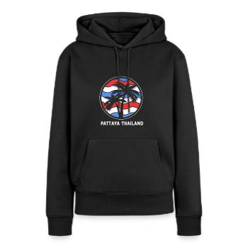 Thailand Pattaya - Frauen Premium Bio Hoodie - Schwarz - Vorne - Julia (174cm)