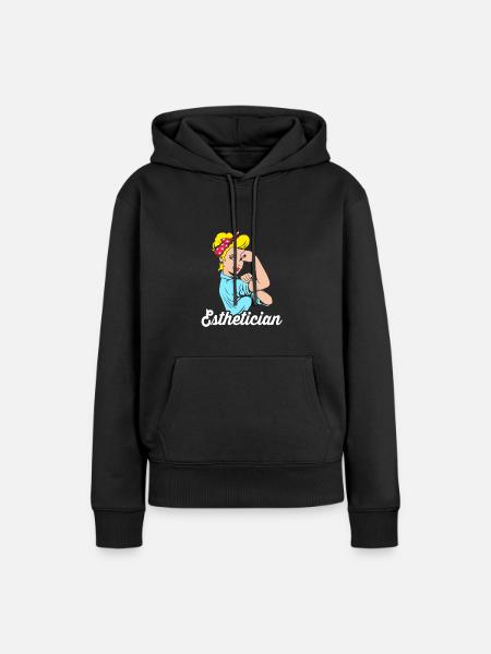 Kosmetikerin - Frauen Premium Bio Hoodie - Schwarz