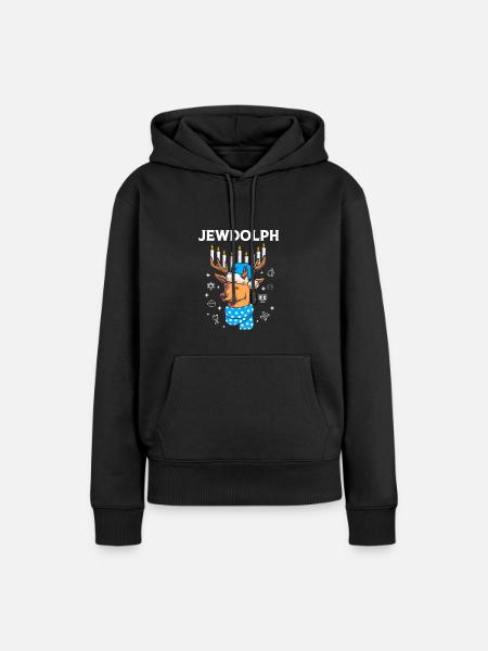 Chanukkah - Frauen Premium Bio Hoodie - Schwarz