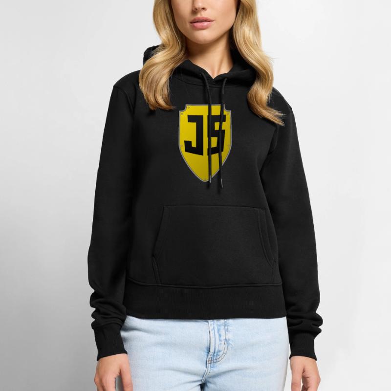 JavaScript-Schild Frauen Premium Bio Hoodie