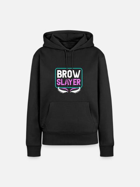 Kosmetikerin - Frauen Premium Bio Hoodie - Schwarz