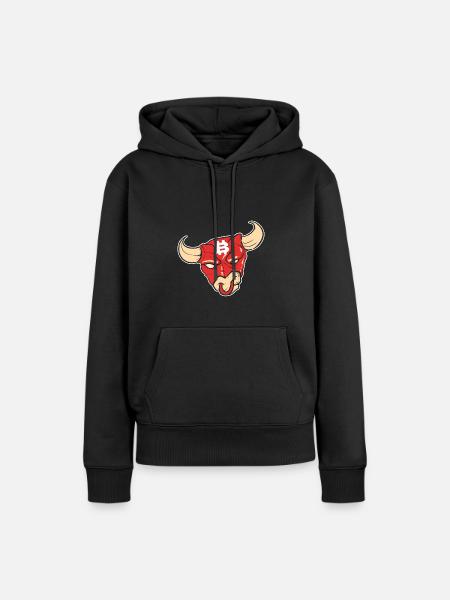 Bitcoin - Frauen Premium Bio Hoodie - Schwarz