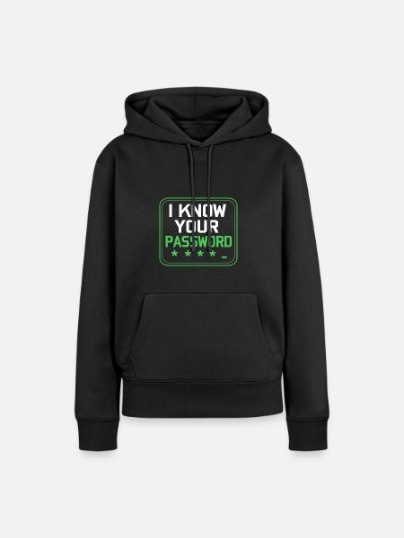 Cybersecurity Cyber Programmierer Hacker - Frauen Premium Bio Hoodie - Schwarz