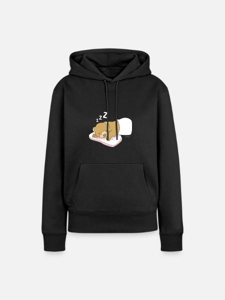 Otter - Frauen Premium Bio Hoodie - Schwarz