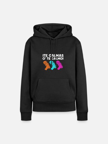 Latina Mutter - Frauen Premium Bio Hoodie - Schwarz