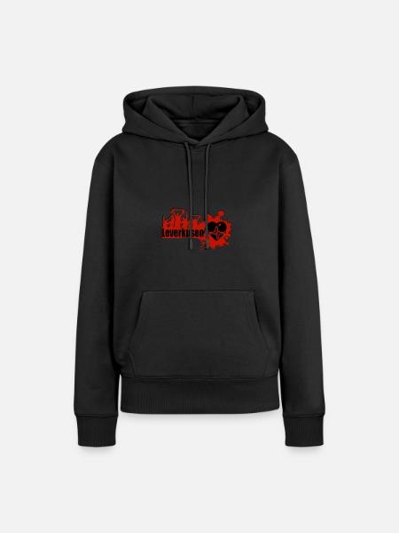 Leverkusen Fan - Frauen Premium Bio Hoodie - Schwarz