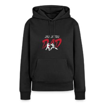Jiu Jitsu Selbstverteidigung - Frauen Premium Bio Hoodie - Schwarz - Vorne - Julia (174cm)