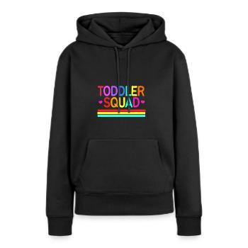 Kindergarten Erziehung Erzieher Erzieherin - Frauen Premium Bio Hoodie - Schwarz - Vorne - Julia (174cm)