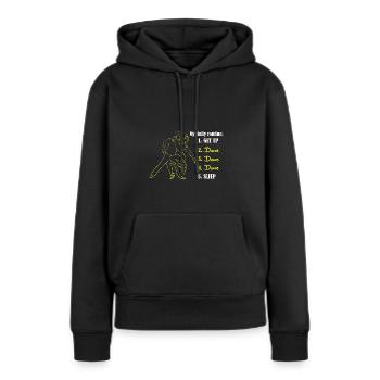 Walzer Paartanz - Frauen Premium Bio Hoodie - Schwarz - Vorne - Julia (174cm)