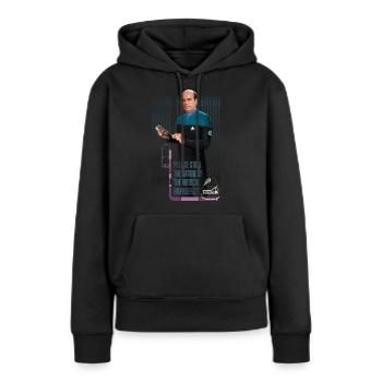 Star Trek Voyager Medizinischer Notfall - Frauen Premium Bio Hoodie - Schwarz - Vorne - Julia (174cm)