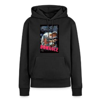 VINTAGE ROMANCE 1 von Yume Origins - Frauen Premium Bio Hoodie - Schwarz - Vorne - Julia (174cm)