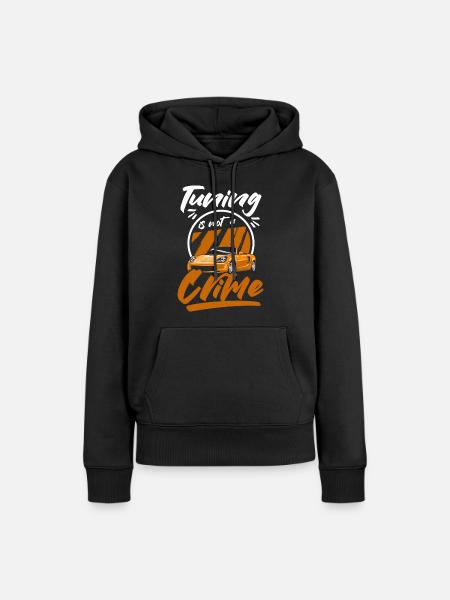 Tuner Kfz - Frauen Premium Bio Hoodie - Schwarz