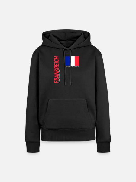 Versailles - Frauen Premium Bio Hoodie - Schwarz