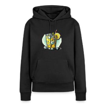 Limonade - Frauen Premium Bio Hoodie - Schwarz - Vorne - Julia (174cm)