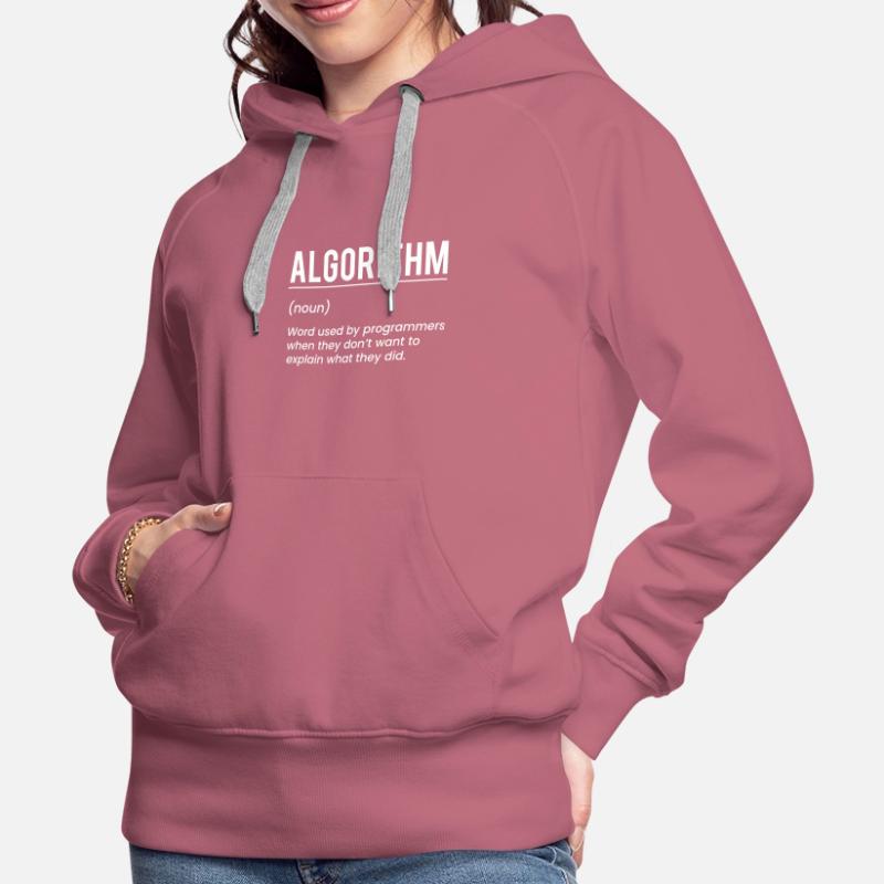 Algorithm Definition Algorithm Gift Women’s Premium Organic Hoodie