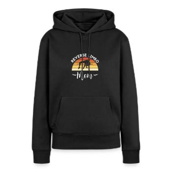 Reverse Limbo Mom Shirt Muttertag Mama - Frauen Premium Bio Hoodie - Schwarz - Vorne - Julia (174cm)