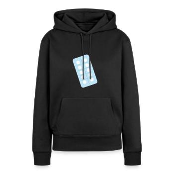 Tabletten Medikamente Gesundheit - Frauen Premium Bio Hoodie - Schwarz - Vorne - Julia (174cm)