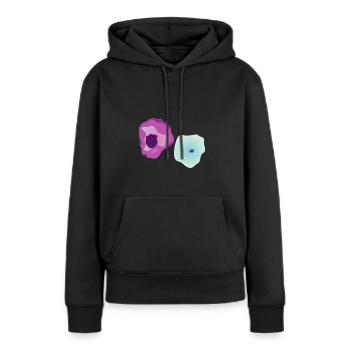 Zytologie und Zellen - Frauen Premium Bio Hoodie - Schwarz - Vorne - Julia (174cm)