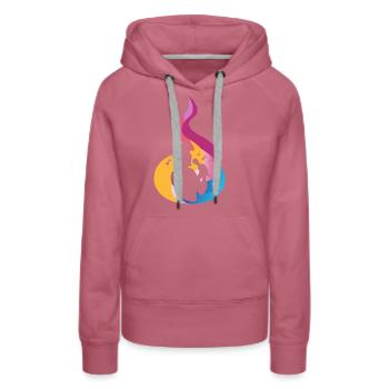 Voice, Vocals, Jazz - Women’s Premium Organic Hoodie - mauve - Front - Isabella (175cm)