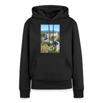 Festung Knin (Kninska tvrđava) Kroatien - Frauen Premium Bio Hoodie - Schwarz - Vorne - Julia (174cm)