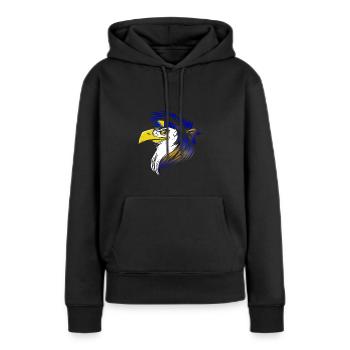 Bosnien und Herzegowina - Frauen Premium Bio Hoodie - Schwarz - Vorne - Julia (174cm)