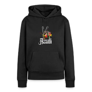 Kurd Azadi Newroz - Women’s Premium Organic Hoodie - black - Front - Julia (174cm)