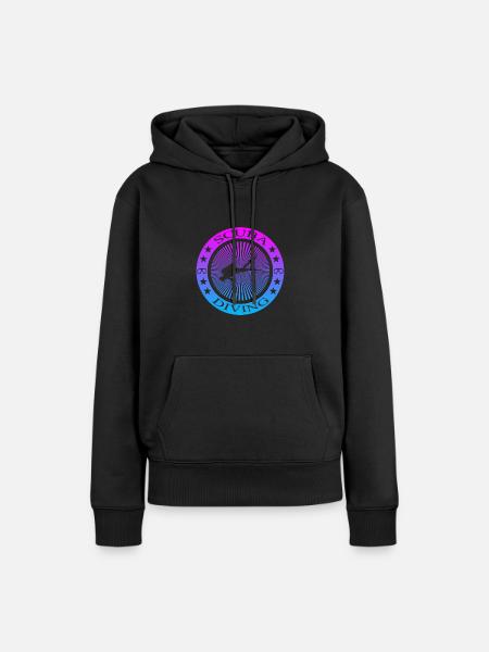 Scuba Diving - Frauen Premium Bio Hoodie - Schwarz