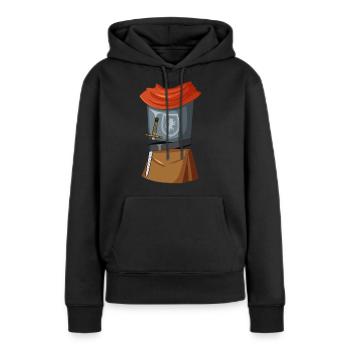 Garçons Chevalier Costume Halloween Chevalier - Sweat à capuche Premium bio Femme - noir - Devant - Julia (174cm)