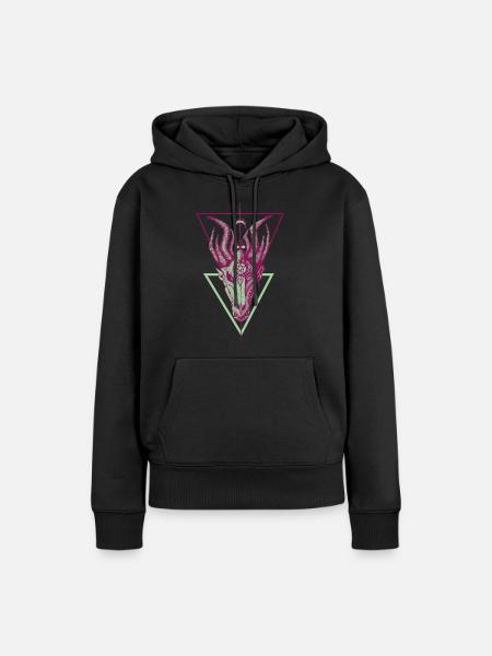 Death and Life - Frauen Premium Bio Hoodie - Schwarz