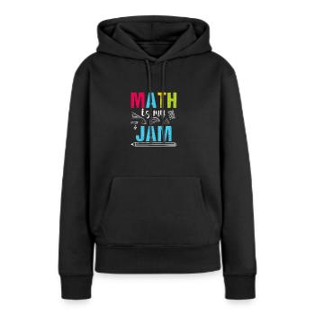Mathematik Mathematiker Mathelehrer - Frauen Premium Bio Hoodie - Schwarz - Vorne - Julia (174cm)
