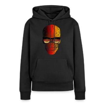 RDA - Sweat à capuche Premium bio Femme - noir - Devant - Julia (174cm)