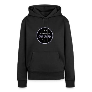 Sternzeichen Chili Chicken - Frauen Premium Bio Hoodie - Schwarz - Vorne - Julia (174cm)