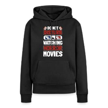 Kino Filmklappe Filmfestival Festival - Frauen Premium Bio Hoodie - Schwarz - Vorne - Julia (174cm)
