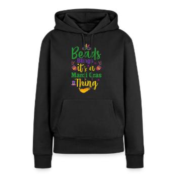 Mardi Gras Parade Carnival Carnival Fest Celebration - Women’s Premium Organic Hoodie - black - Front - Julia (174cm)