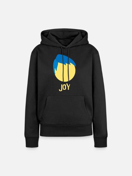 Binnenstebuiten JOY 1 - Vrouwen Premium Bio hoodie - zwart