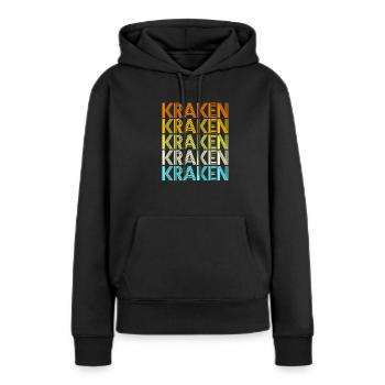 Pieuvre Pieuvre Pieuvre Pieuvre Pieuvre - Sweat à capuche Premium bio Femme - noir - Devant - Julia (174cm)