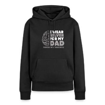 Parkinson Krankheit - Frauen Premium Bio Hoodie - Schwarz - Vorne - Julia (174cm)