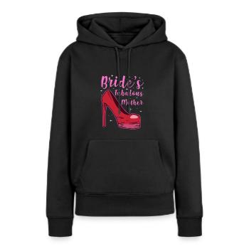 La fabuleuse mère de la mariée - Sweat à capuche Premium bio Femme - noir - Devant - Julia (174cm)