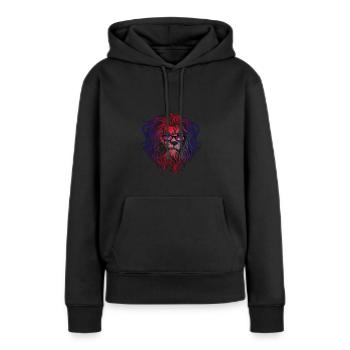 Kambodscha - Frauen Premium Bio Hoodie - Schwarz - Vorne - Julia (174cm)
