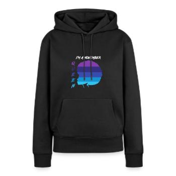 Sternzeichen Skorpion - Frauen Premium Bio Hoodie - Schwarz - Vorne - Julia (174cm)