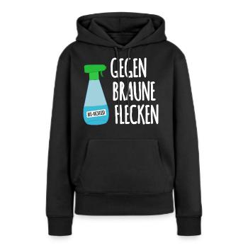 Rechtizid - Frauen Premium Bio Hoodie - Schwarz - Vorne - Julia (174cm)