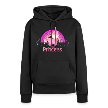 Little Princess Unicorn Rainbow - Women’s Premium Organic Hoodie - black - Front - Julia (174cm)