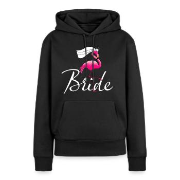 Bride JGA party stag night - Women’s Premium Organic Hoodie - black - Front - Julia (174cm)